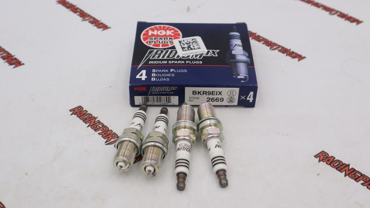 NGK Iridium Spark Plugs Set of 4 - BKR9EIX - K Series K20 K24 Turbo Plugs COP