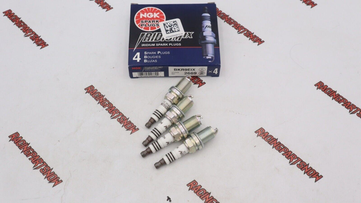 NGK Iridium Spark Plugs Set of 4 - BKR9EIX - K Series K20 K24 Turbo Plugs COP