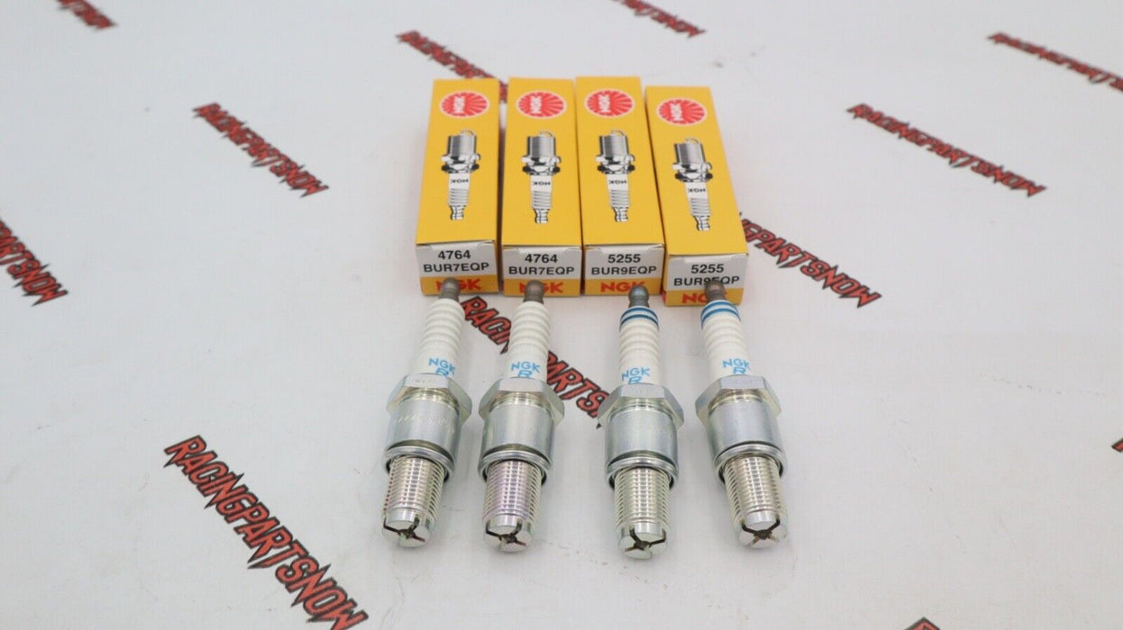 NGK Platinum Spark Plugs 2-BUR7EQP + 2-BUR9EQP RX-7 FC3S FD3S 13B 13BT Rotary