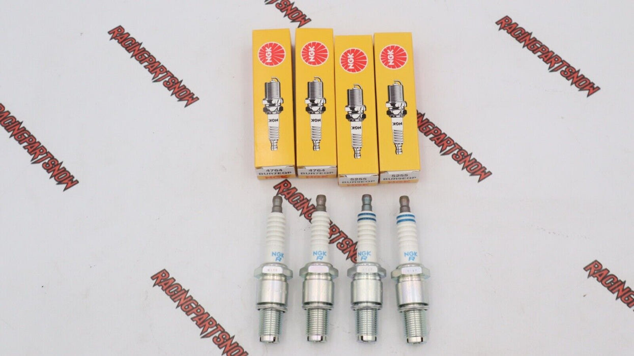 NGK Platinum Spark Plugs 2-BUR7EQP + 2-BUR9EQP RX-7 FC3S FD3S 13B 13BT Rotary