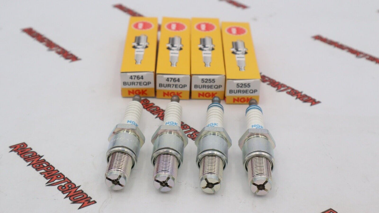 NGK Platinum Spark Plugs 2-BUR7EQP + 2-BUR9EQP RX-7 FC3S FD3S 13B 13BT Rotary