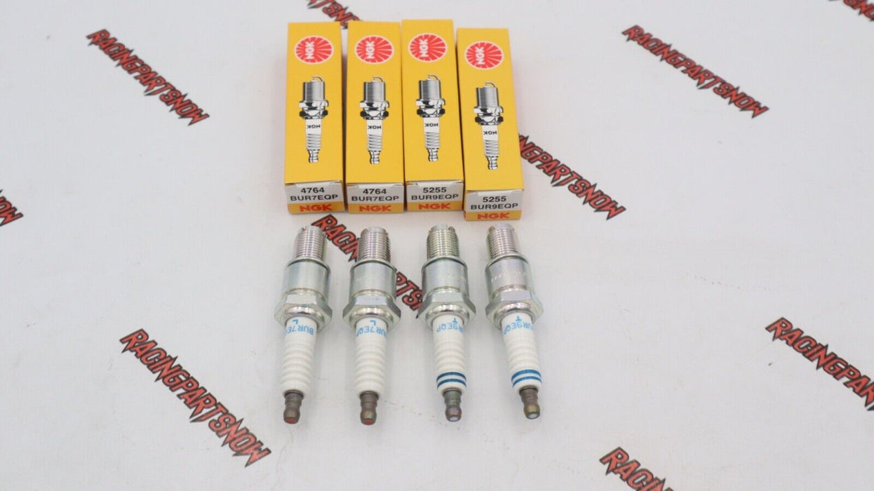 NGK Platinum Spark Plugs 2-BUR7EQP + 2-BUR9EQP RX-7 FC3S FD3S 13B 13BT Rotary