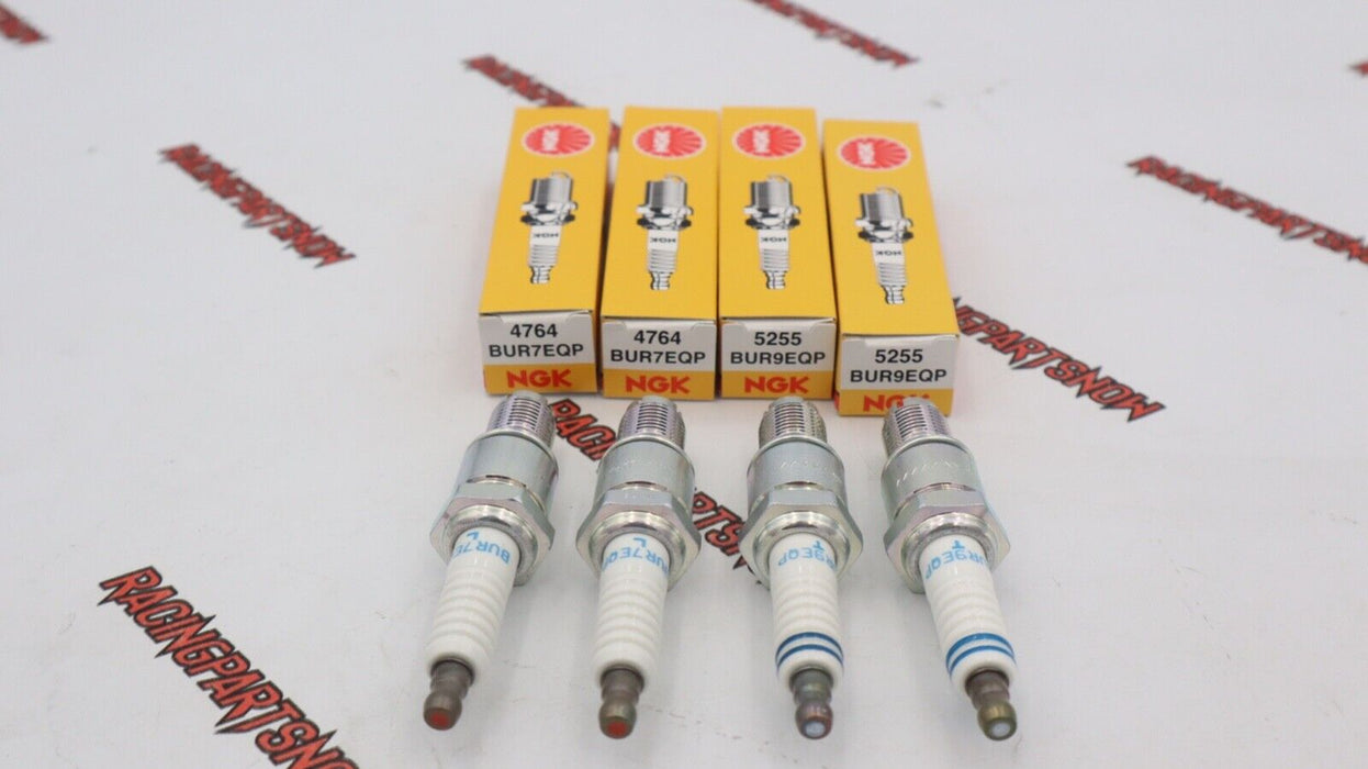 NGK Platinum Spark Plugs 2-BUR7EQP + 2-BUR9EQP RX-7 FC3S FD3S 13B 13BT Rotary