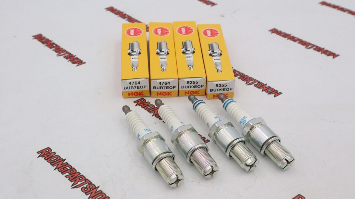 NGK Platinum Spark Plugs 2-BUR7EQP + 2-BUR9EQP RX-7 FC3S FD3S 13B 13BT Rotary