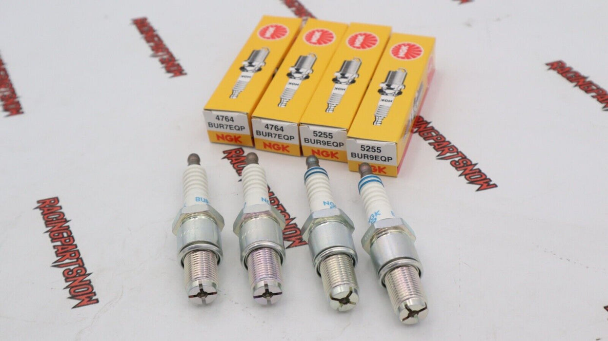 NGK Platinum Spark Plugs 2-BUR7EQP + 2-BUR9EQP RX-7 FC3S FD3S 13B 13BT Rotary