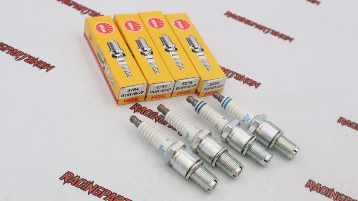 NGK Platinum Spark Plugs 2-BUR7EQP + 2-BUR9EQP RX-7 FC3S FD3S 13B 13BT Rotary