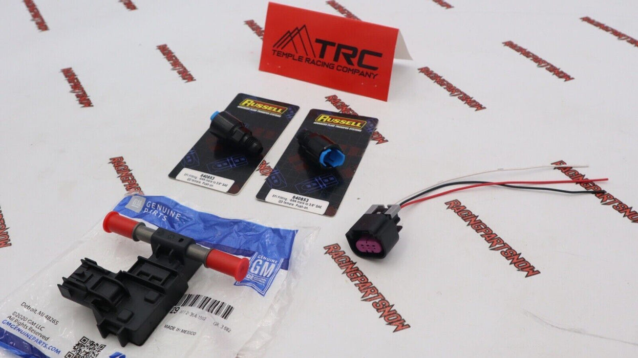 TRC Flex Fuel Ethanol Sensor Kit -6 AN FITTINGS Fits Haltech AEM ProEFI INFINITY