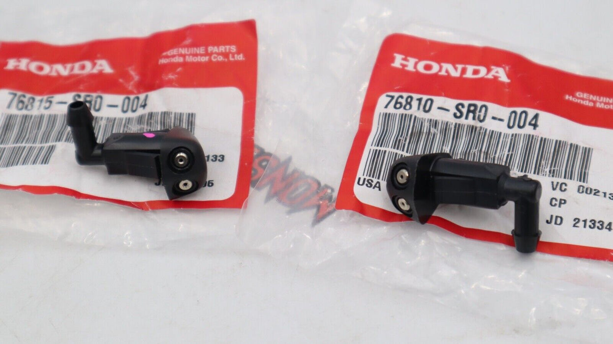 Genuine OEM Honda Windshield Washer Hood Nozzle Set 1990-1997 Civic CRX and More