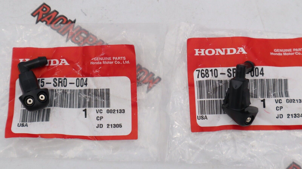 Genuine OEM Honda Windshield Washer Hood Nozzle Set 1990-1997 Civic CRX and More