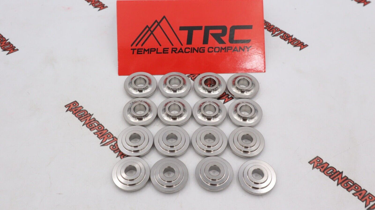 TRC TI TITANIUM VALVE RETAINERS Set for Mitsubishi  EVO 4G63 (SET OF 16)