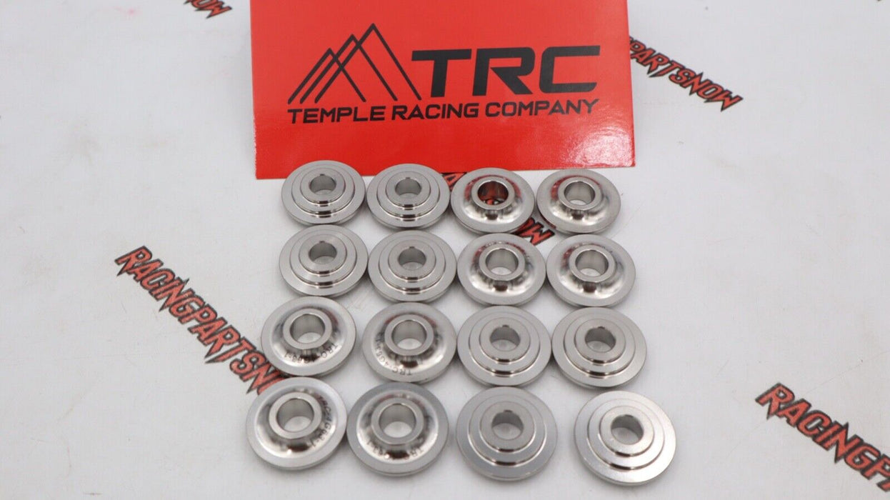 TRC TI TITANIUM VALVE RETAINERS Set for Mitsubishi  EVO 4G63 (SET OF 16)