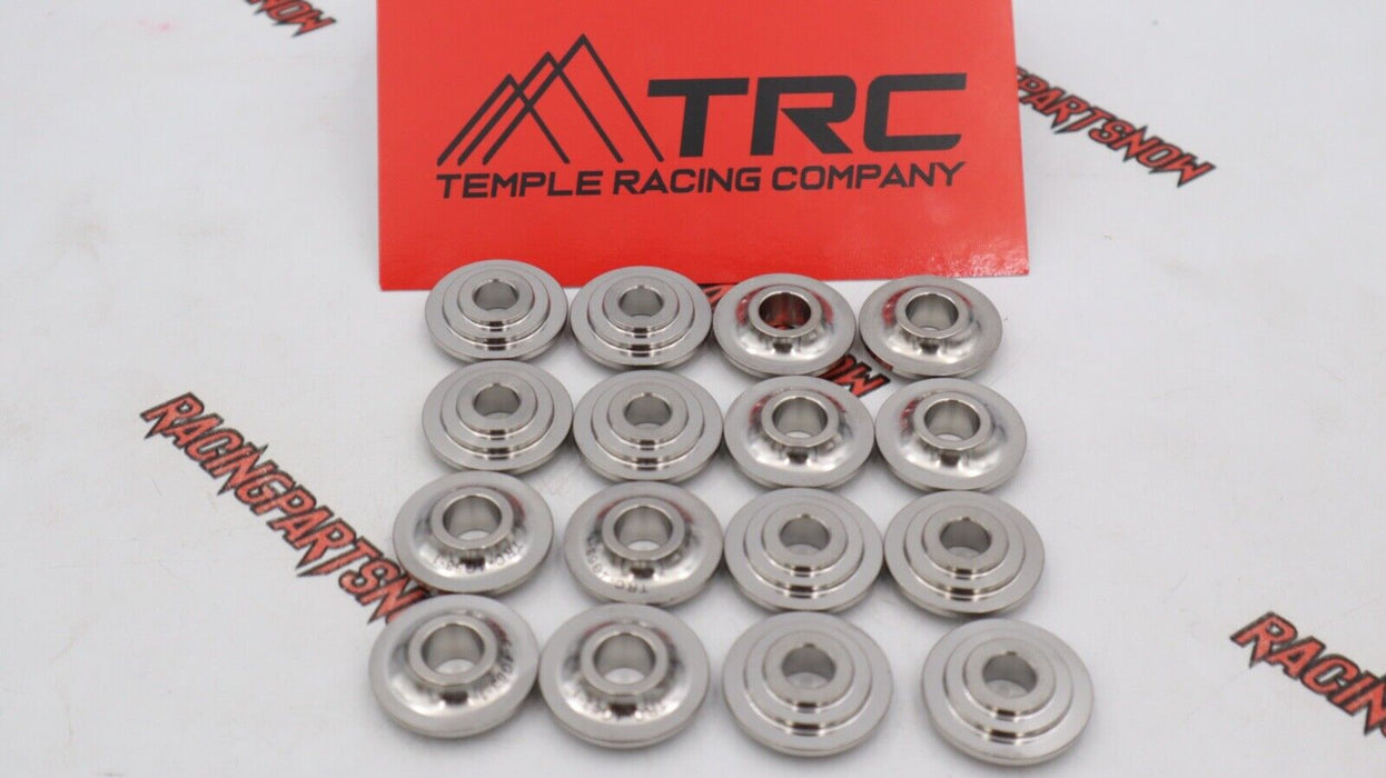 TRC TI TITANIUM VALVE RETAINERS Set for Mitsubishi  EVO 4G63 (SET OF 16)