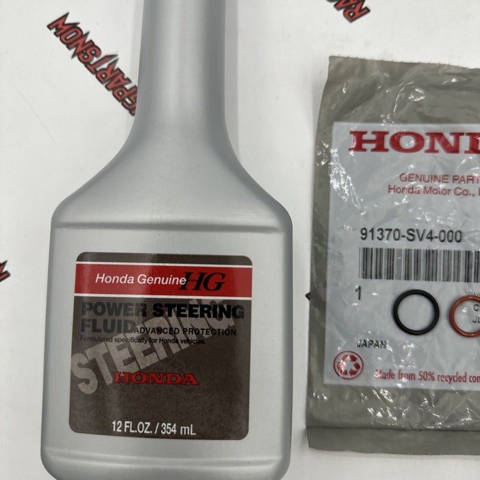 GENUINE HONDA OEM Power Steering Pump Fluid & Pump O-Rings KIT RESEAL NEW SEALED