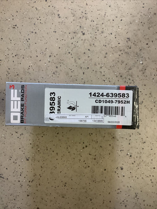 Disc Brake Pad Set-OEF3 Ceramic Autopart Intl 1424-639583 fits 04-08 Acura TL