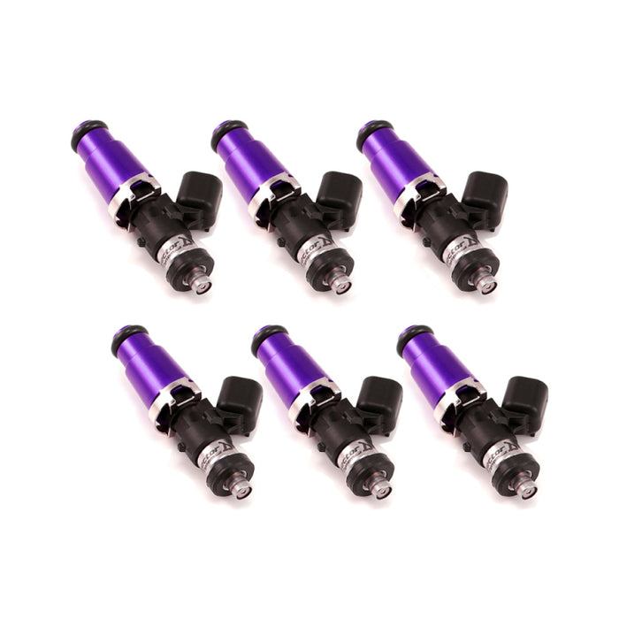 Injector Dynamics ID1050X Injectors 14mm (Purple) Adaptor Tops Denso Lower (Set of 6)